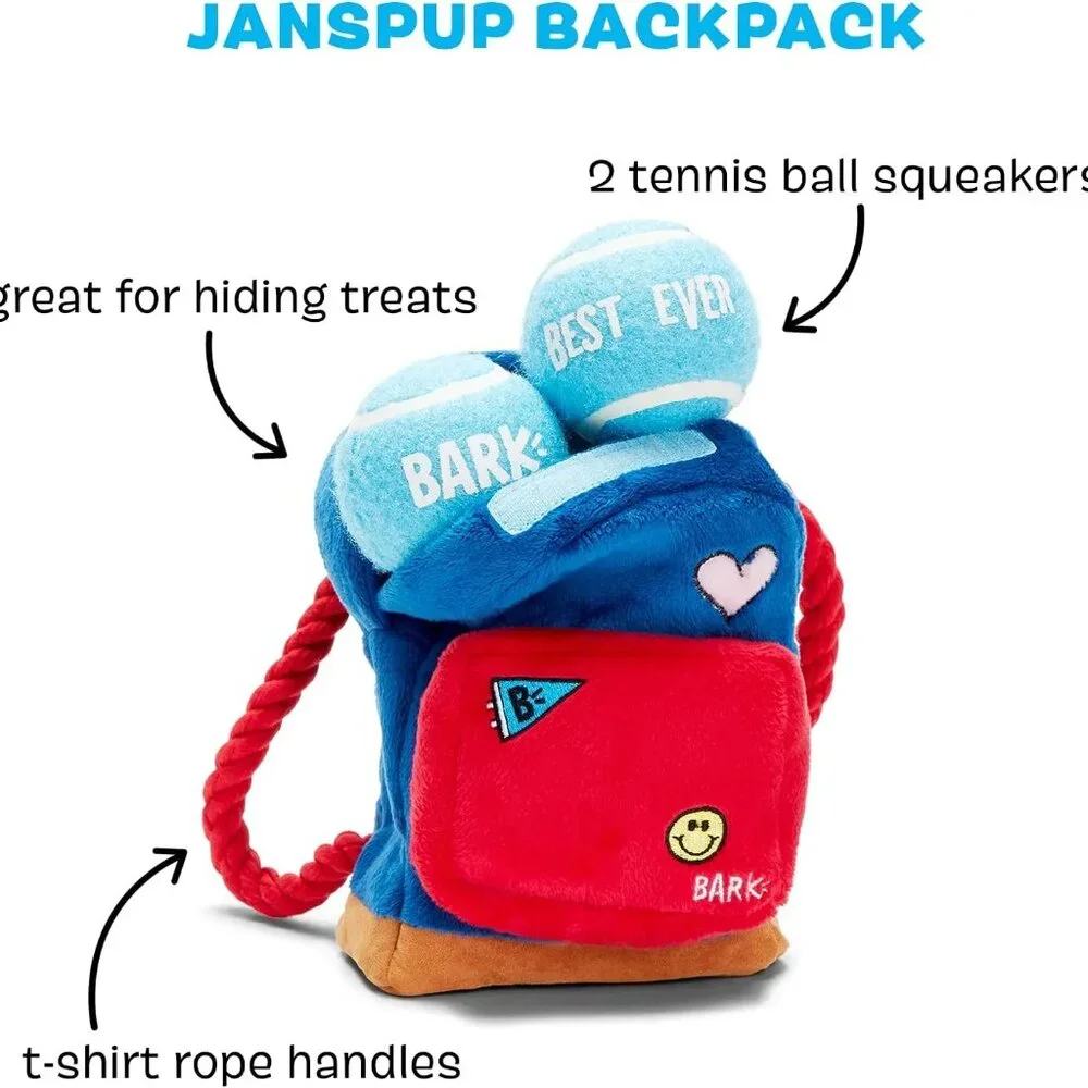 NWT Janspup backpack Dog Toy S